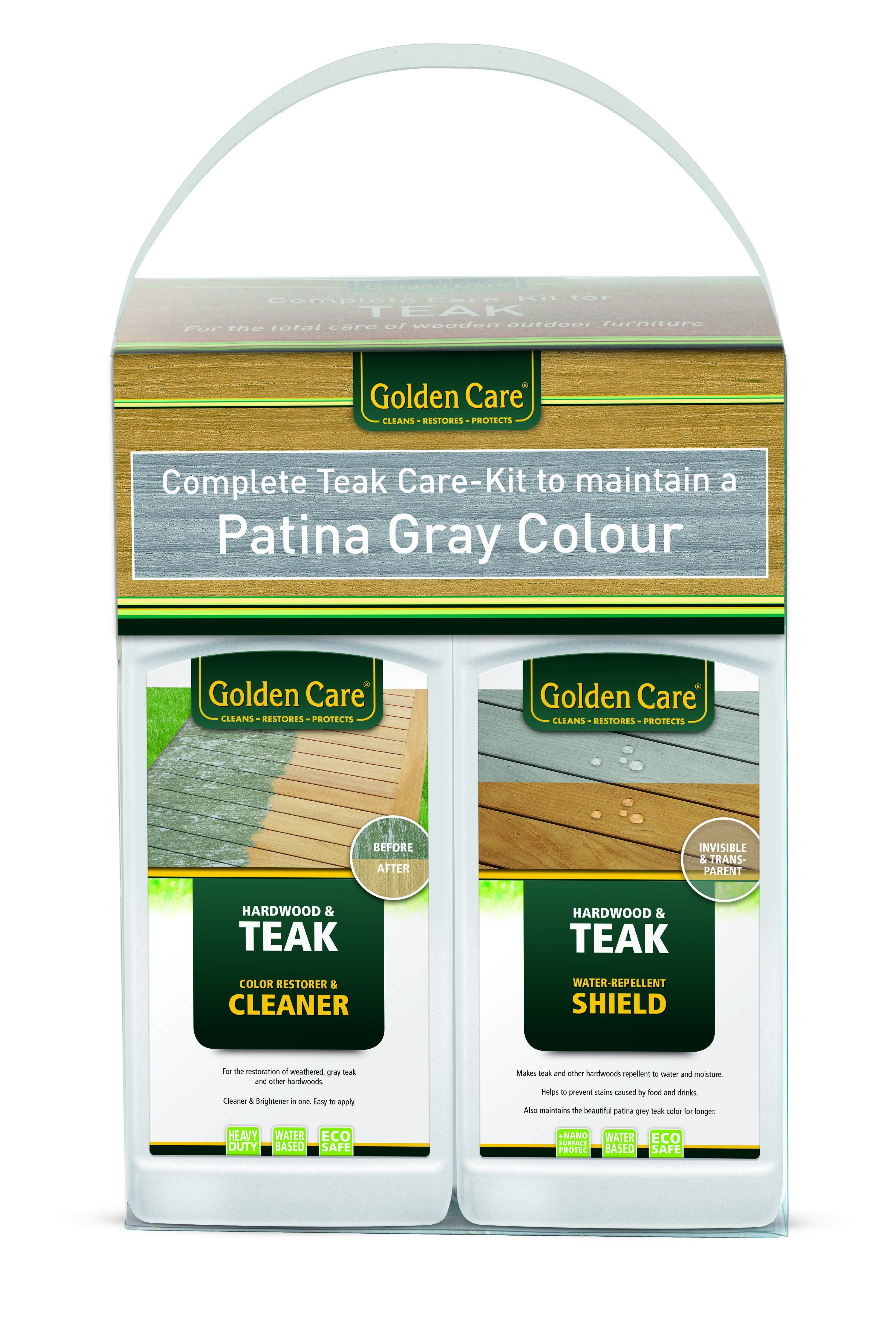 Golden Care Teak Cleaner and Shield Bundle