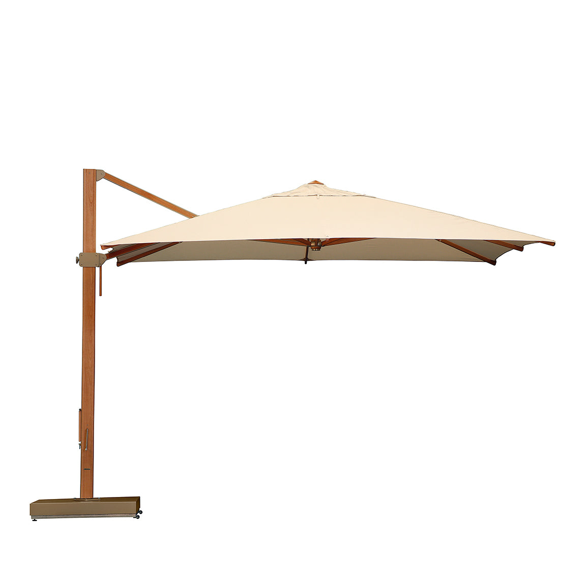 Barlow Tyrie Haven 8pc Teak Seating Ensemble with Umbrella