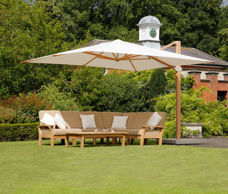 Barlow Tyrie Napoli 11.5' Square Cantilever Umbrella