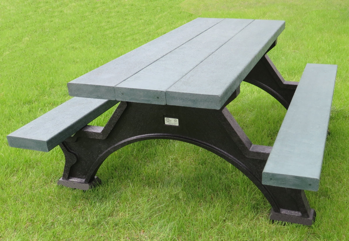 Crestone Step Over Recycled Plastic Picnic Table