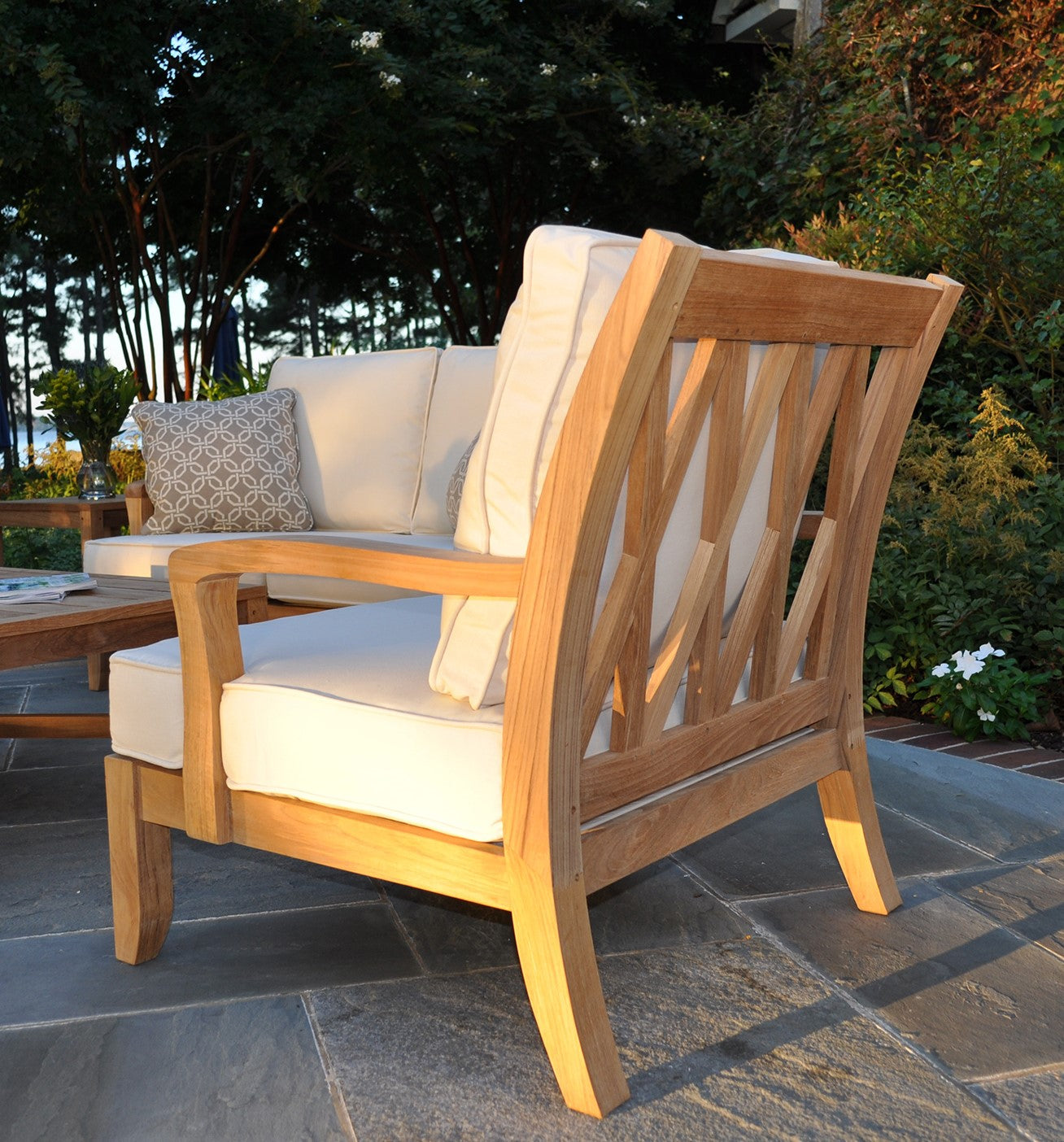 Kingsley Bate Somerset Teak Deep Seating Lounge Chair