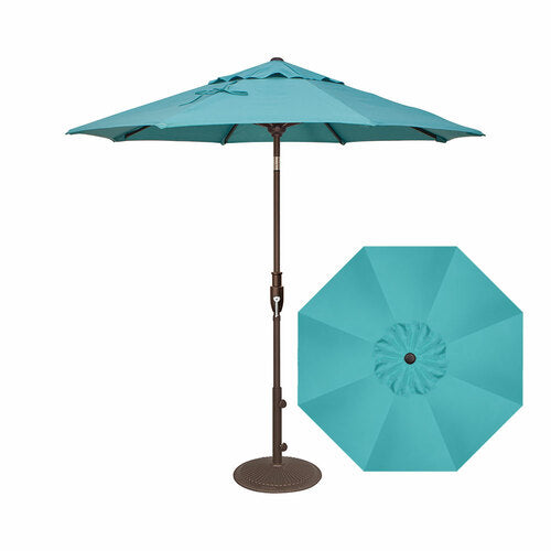 Treasure Garden 7.5' Push Button Center Post Tilt Umbrella