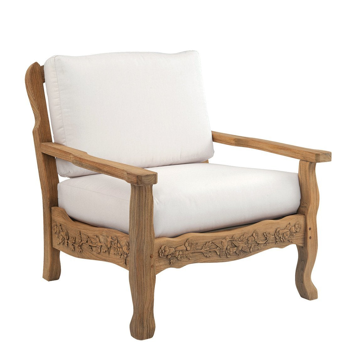 Kingsley Bate Normandy Distressed Teak Deep Seating Lounge Chair Cover