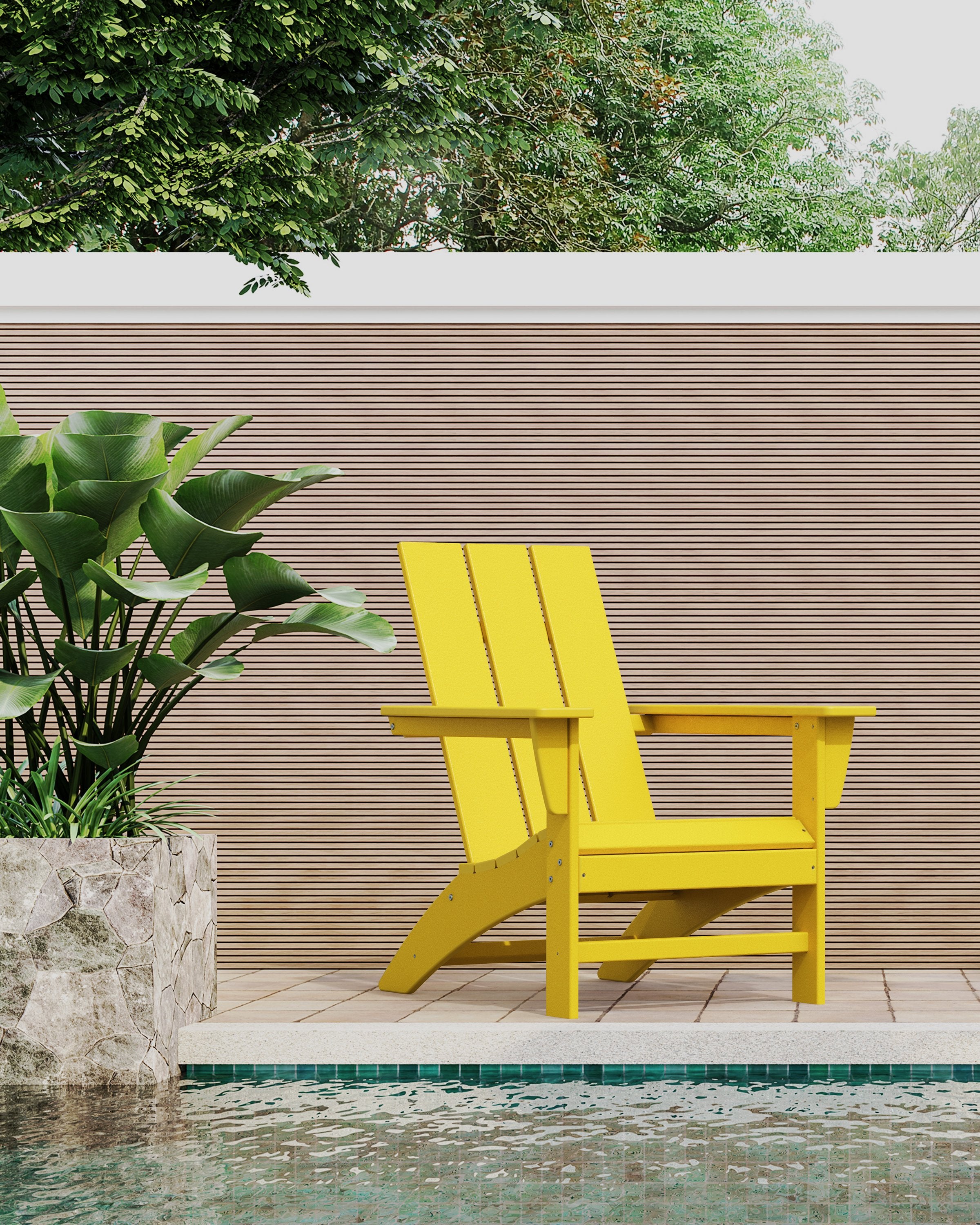 Polywood® Outdoor Furniture™ Modern Adirondack Chair