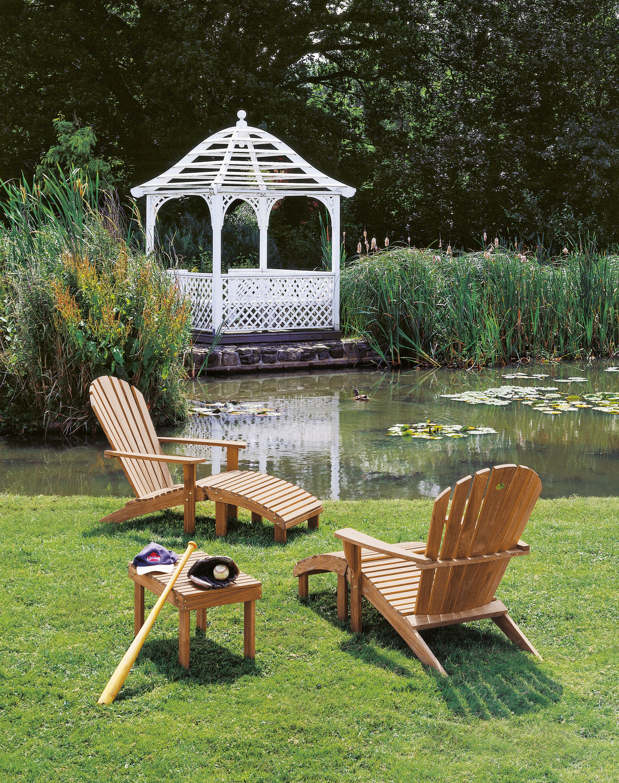 Barlow Tyrie Adirondack Teak Rectangular Side Table