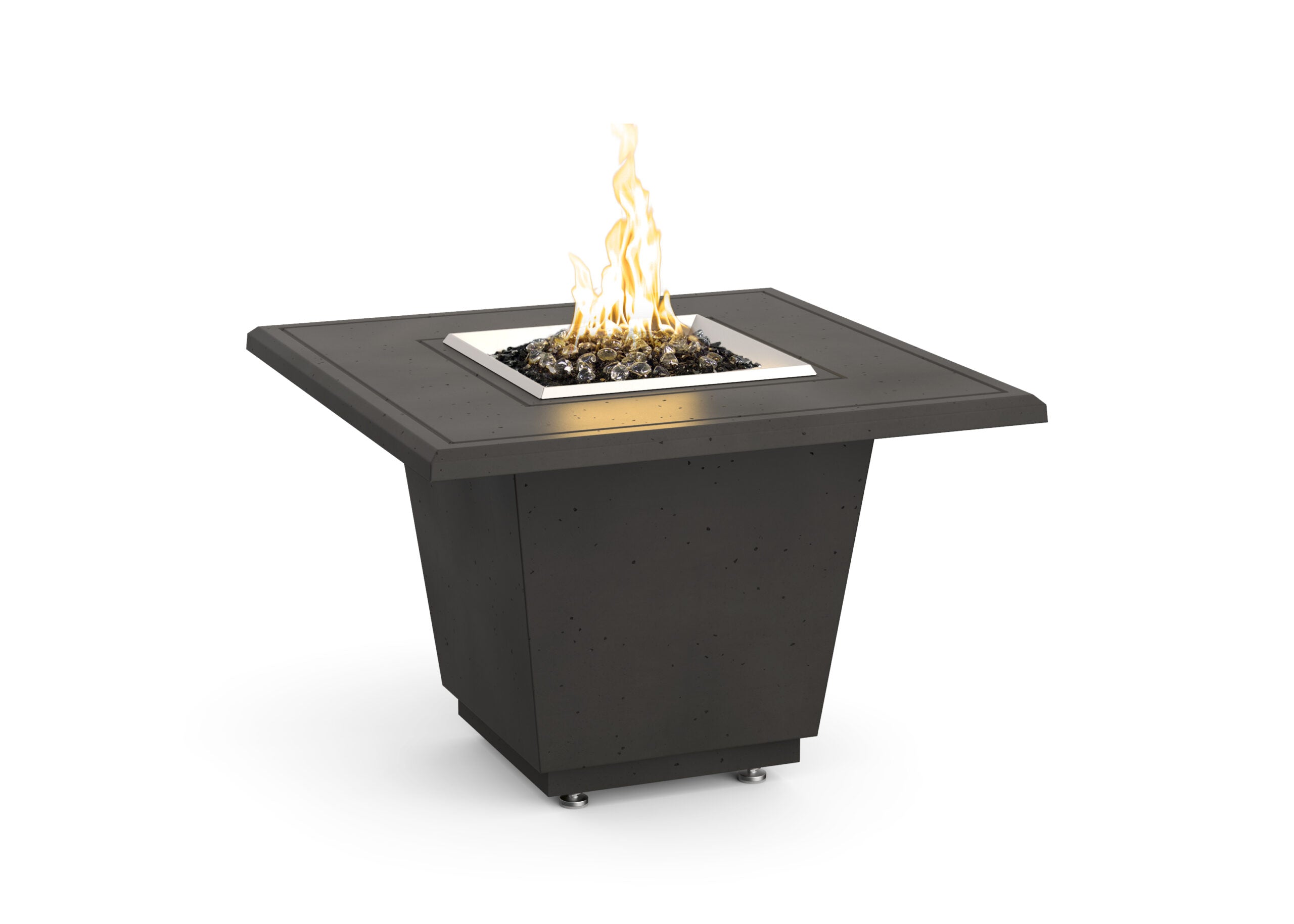 Cosmopolitan Square Fire Pit Table (Textured Finish)