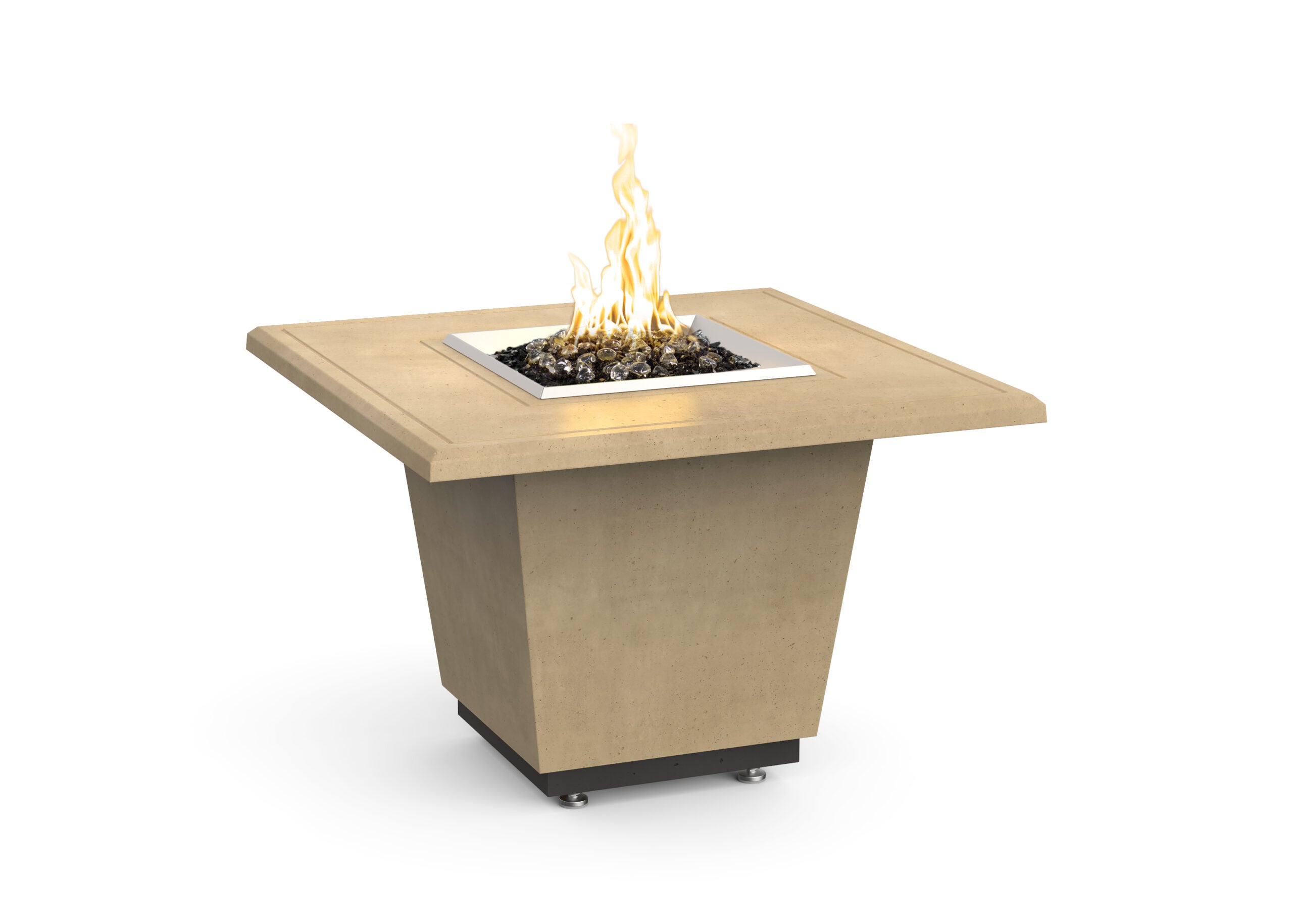 Cosmopolitan Square Fire Pit Table (Textured Finish)