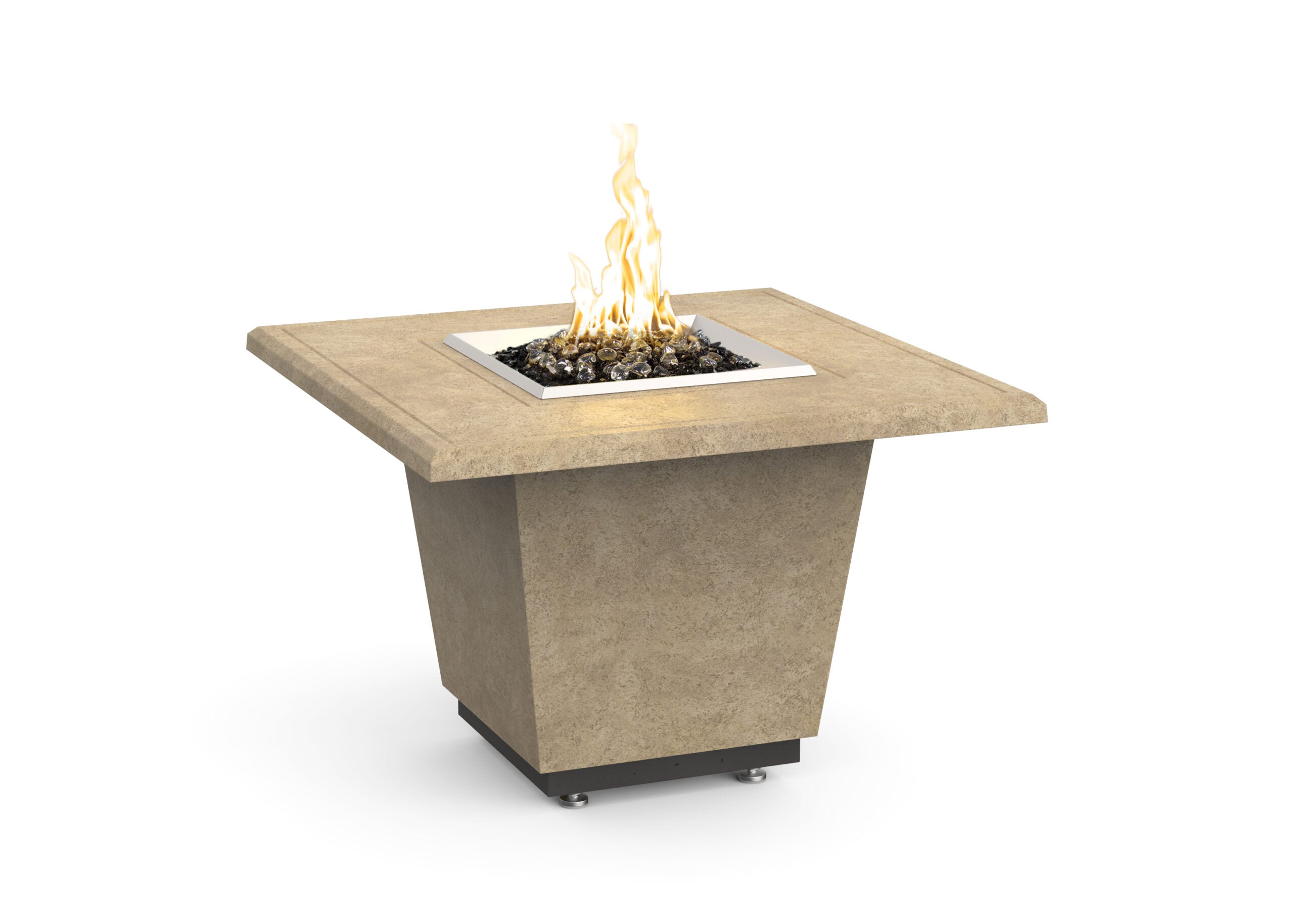 Cosmopolitan Square Fire Pit Table (Textured Finish)