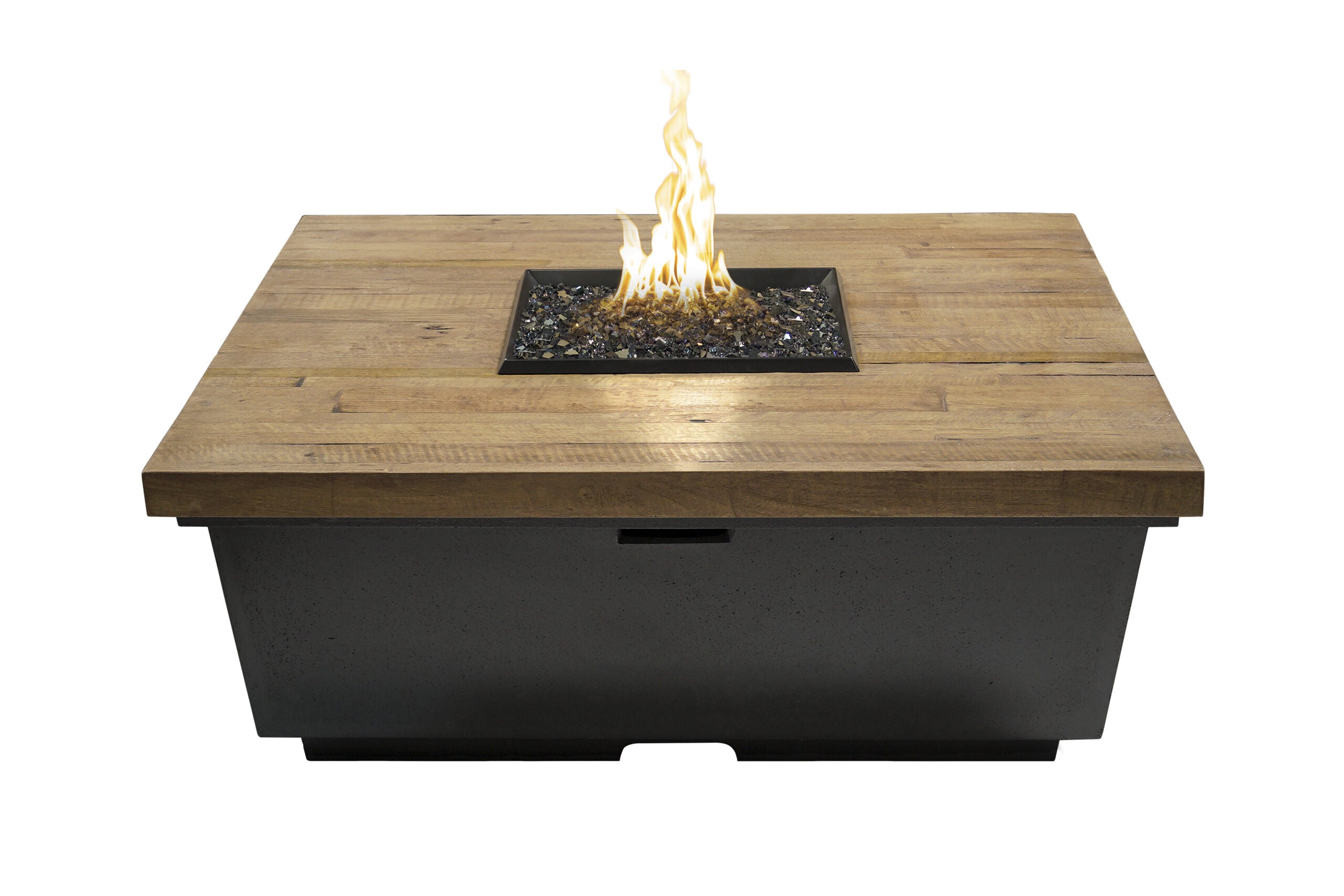 Contempo Reclaimed Wood Square Fire Table