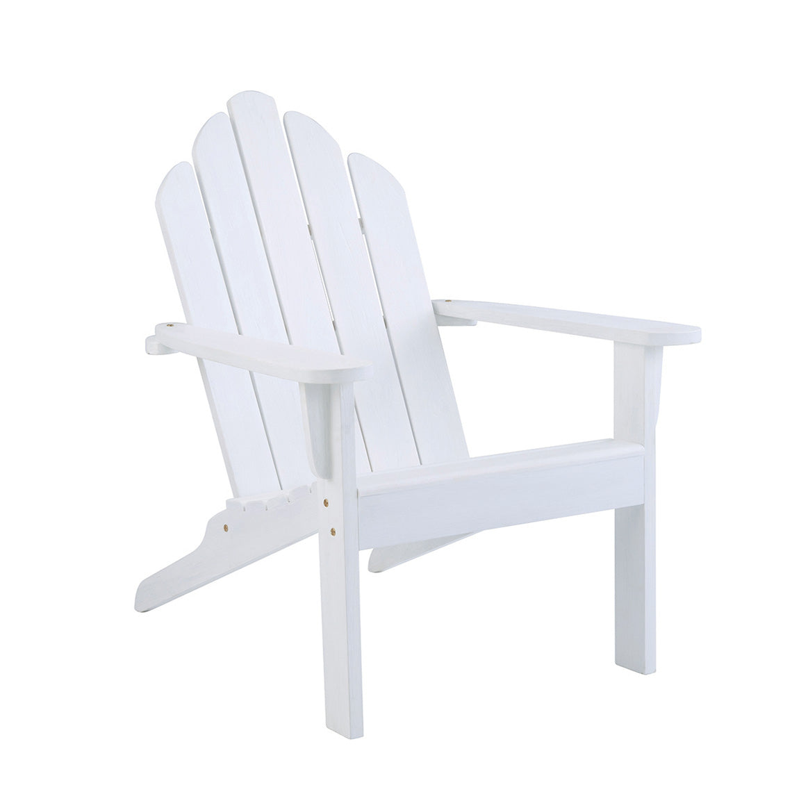 Teak Adirondack Chair - Antique White