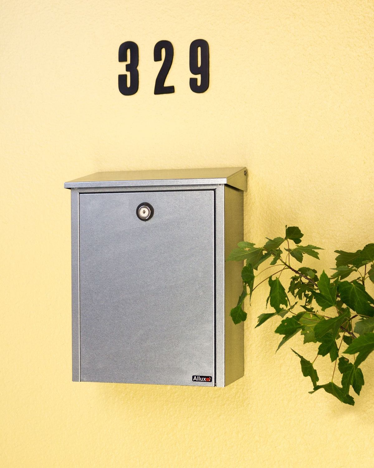 Allux 200 Locking Mailbox - Galvanized