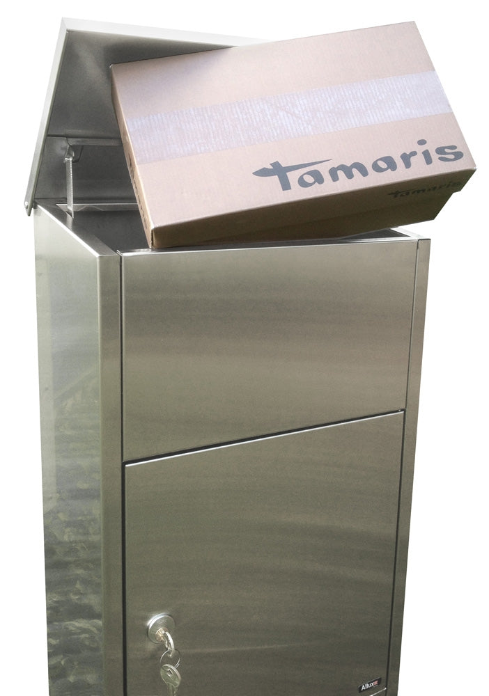 Allux 600 Mail and Parcel Box - Stainless Steel