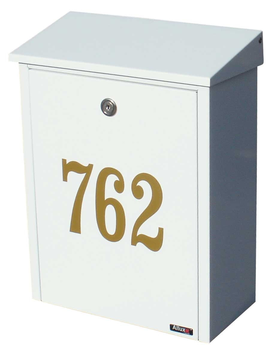 Allux 200 Locking Mailbox - White