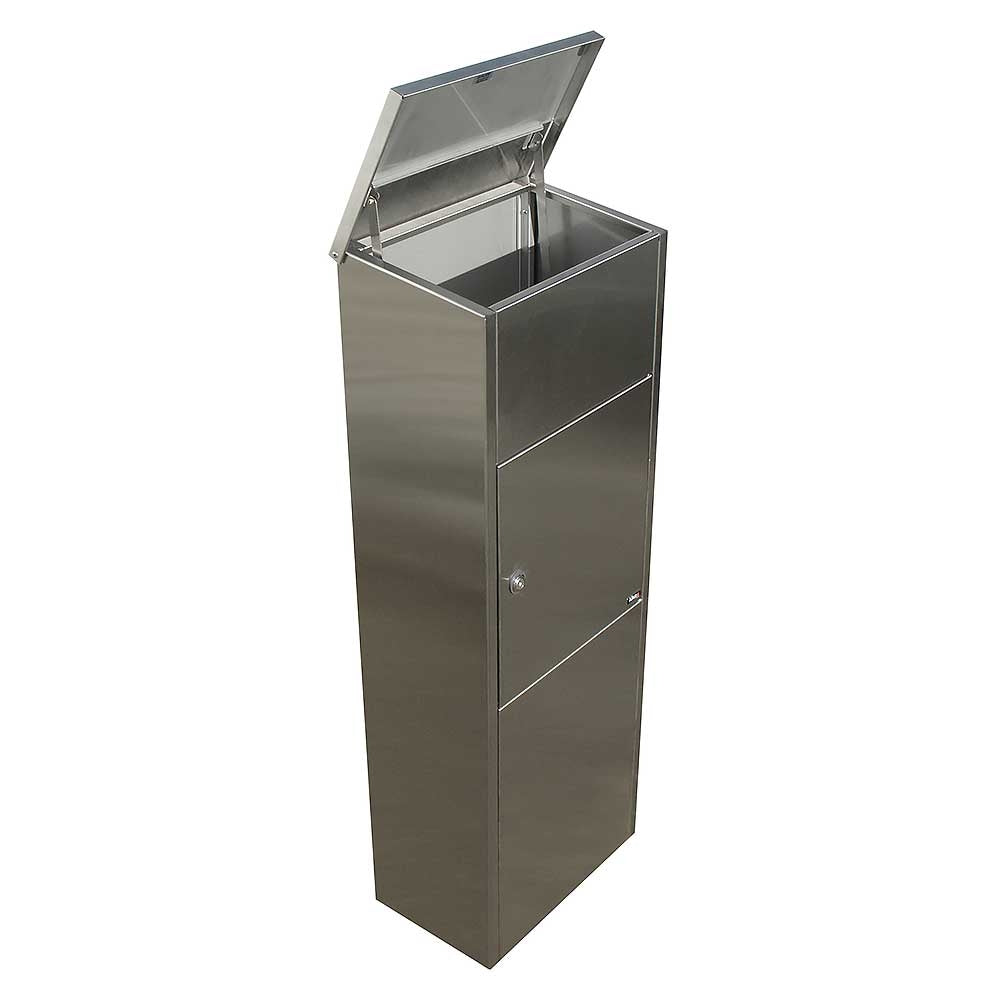 Allux 600 Mail and Parcel Box - Stainless Steel