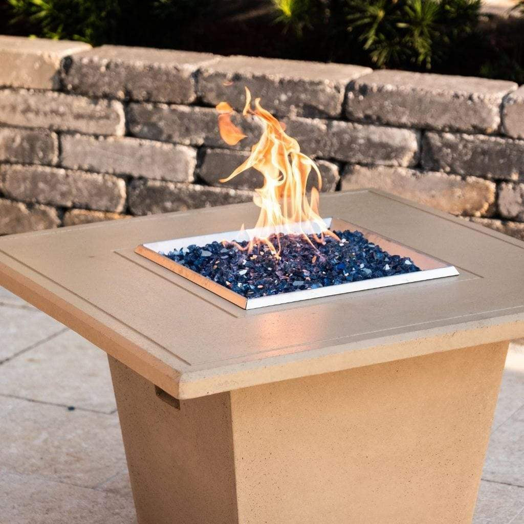 Cosmopolitan Square Fire Pit Table (Textured Finish)