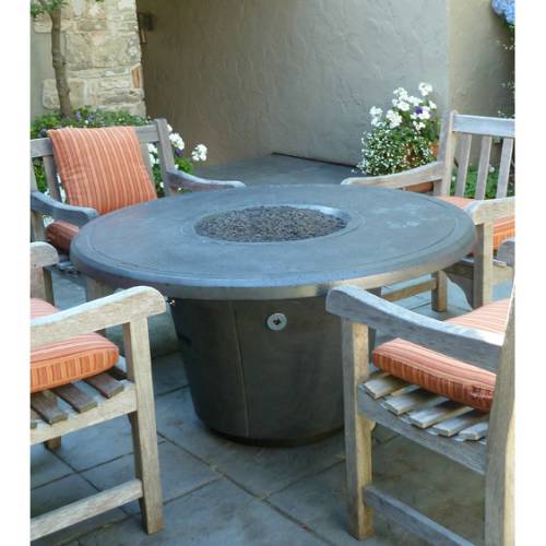 Cosmopolitan Round Fire Pit Table (Textured Finish)