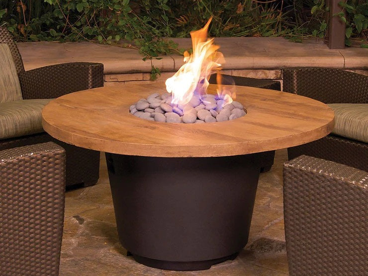 Cosmopolitan Round Fire Pit Table (Reclaimed Wood)