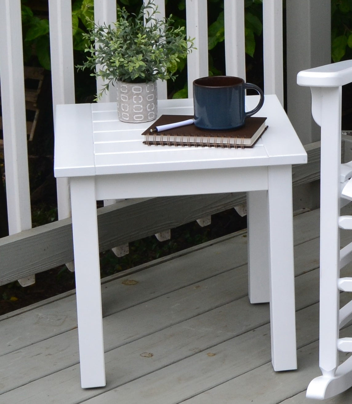 Americana Side Table - White