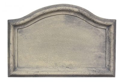 Engraved Arch Cast Concrete Address Plaque