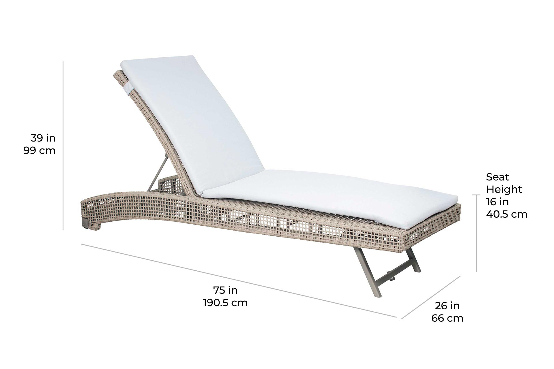 Seasonal Living Keys Pool Chaise - Set of 2