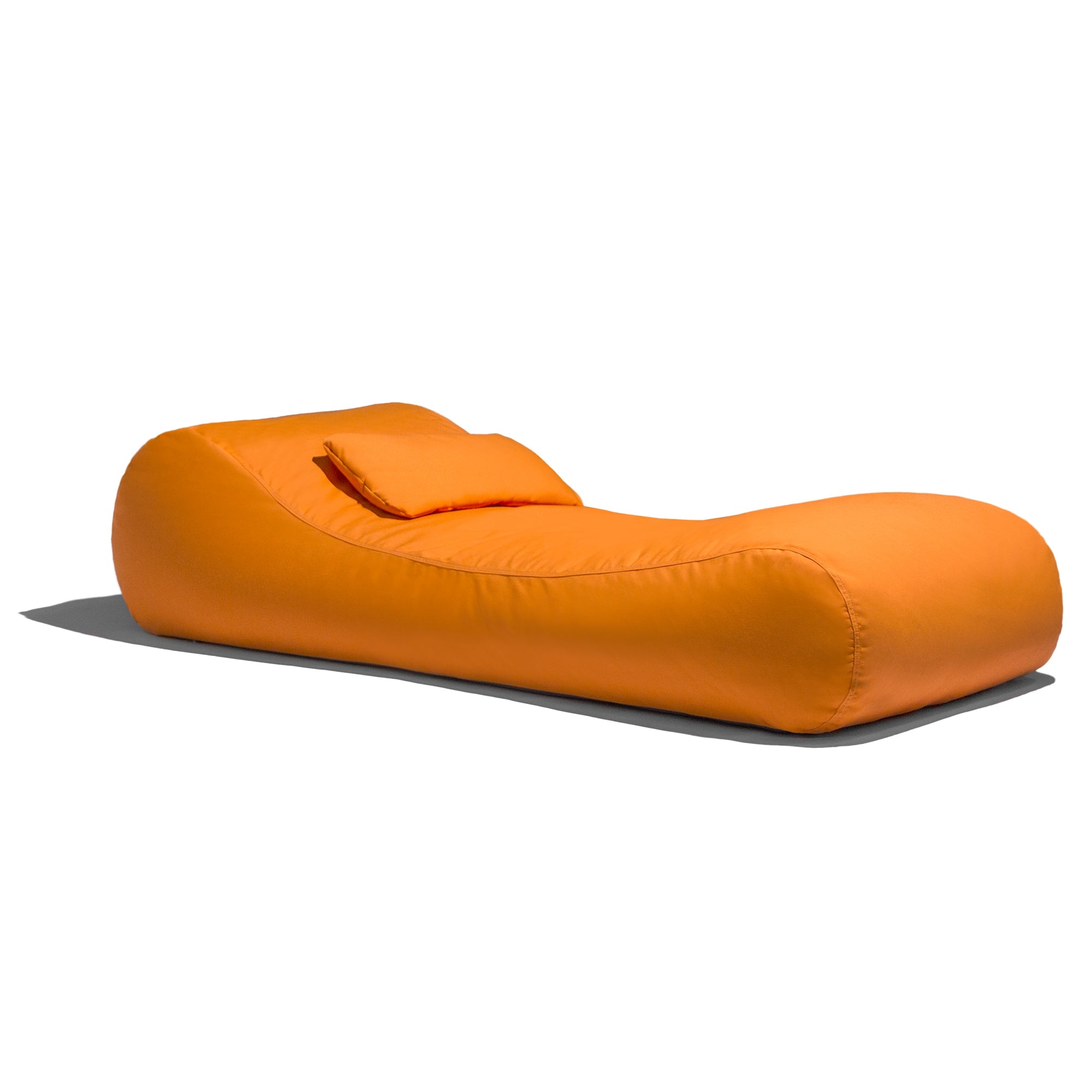 Arlo Outdoor Bean Bag Sun Lounger - Tangerine