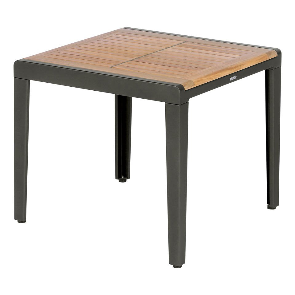 Barlow Tyrie Aura Teak and Aluminum Side Table 60