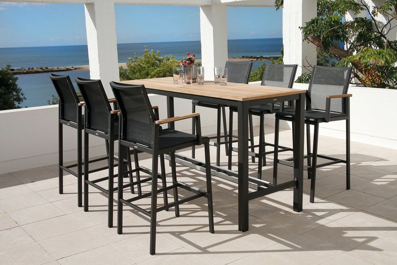 Barlow Tyrie Aura 7pc High Dining Ensemble