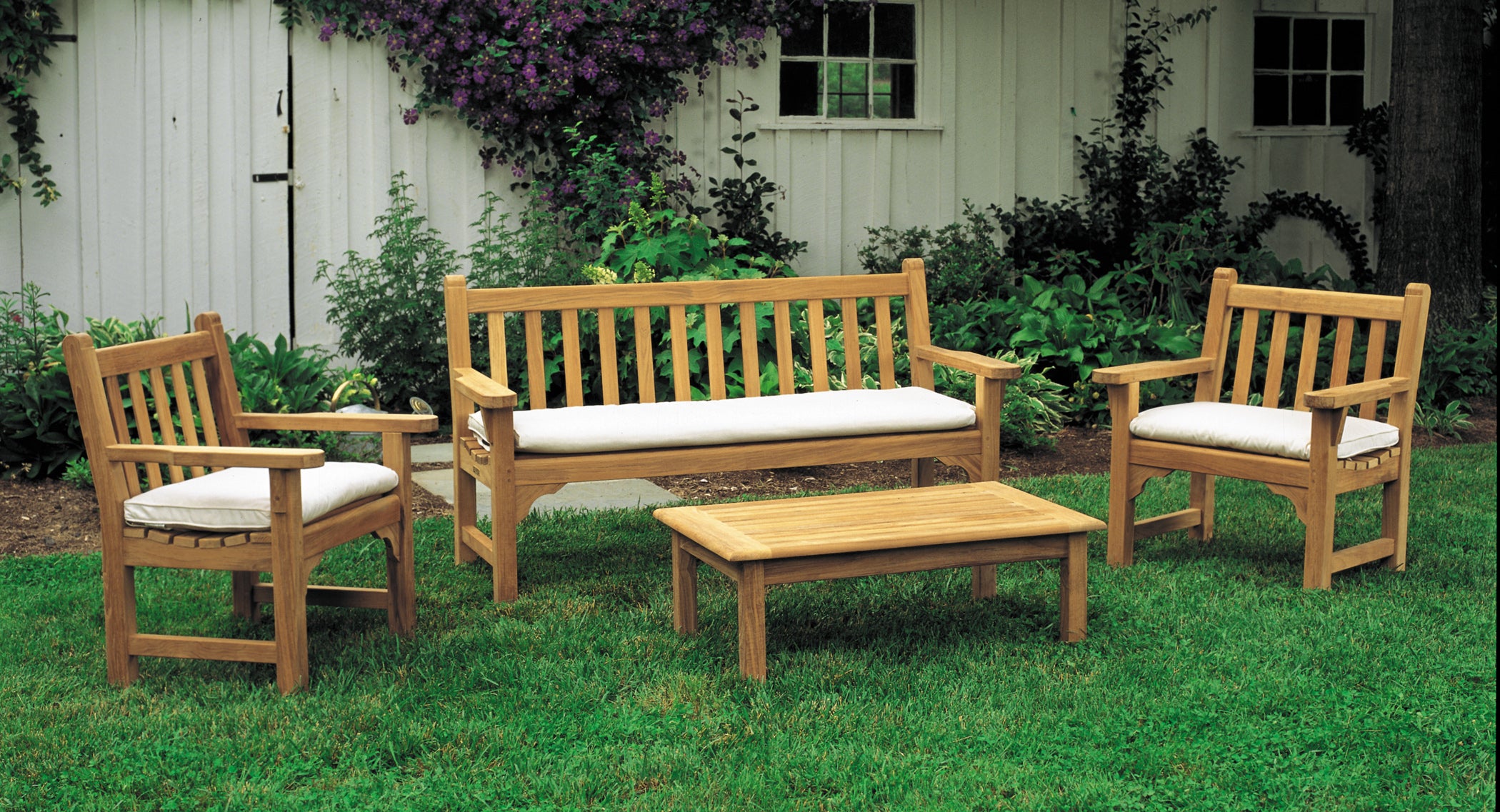 Kingsley Bate Dunbarton Teak 4' Bench