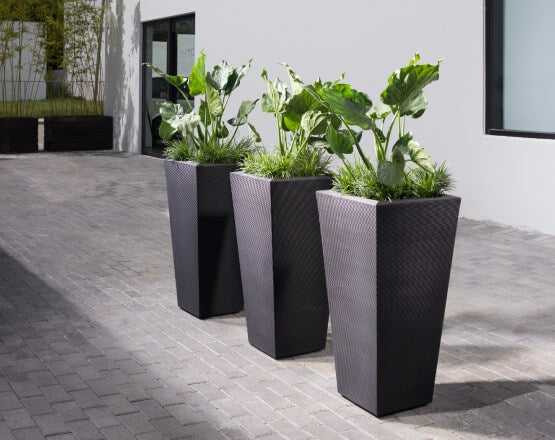 Bowery 15" Tapered Square Planter