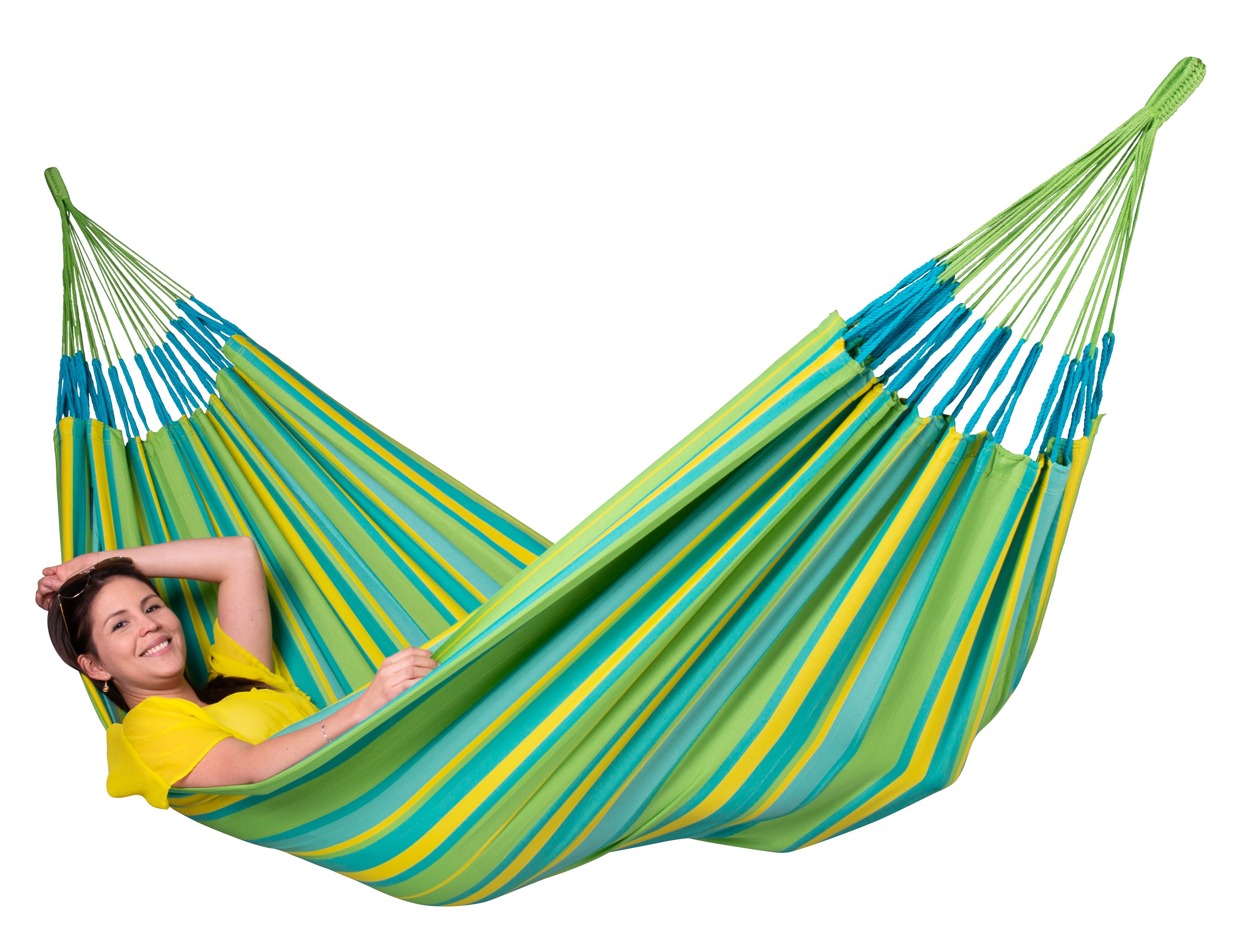 La Siesta Brisa Weather-Resistant King-Size Classic Hammock - Lime