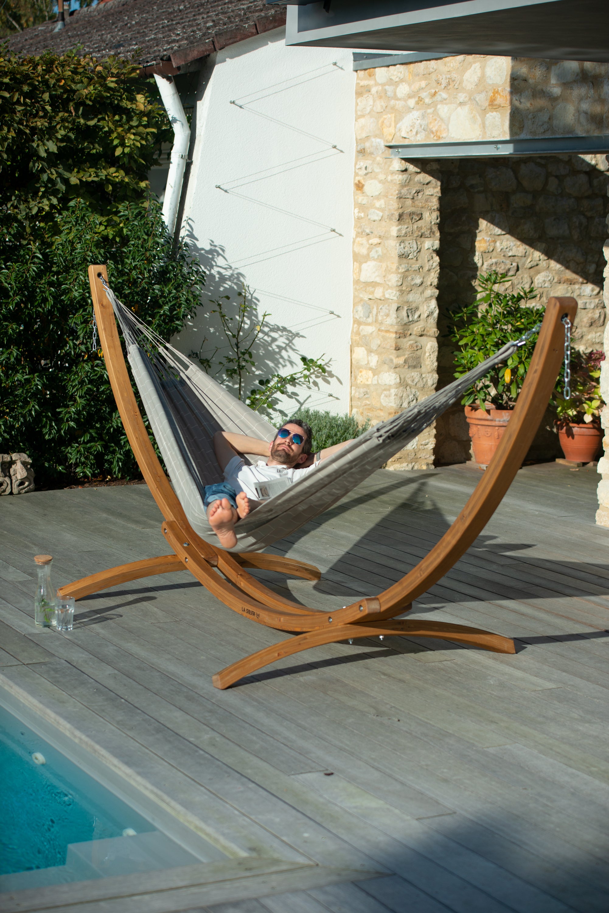 La Siesta Brisa Weather-Resistant King-Size Classic Hammock - Almond