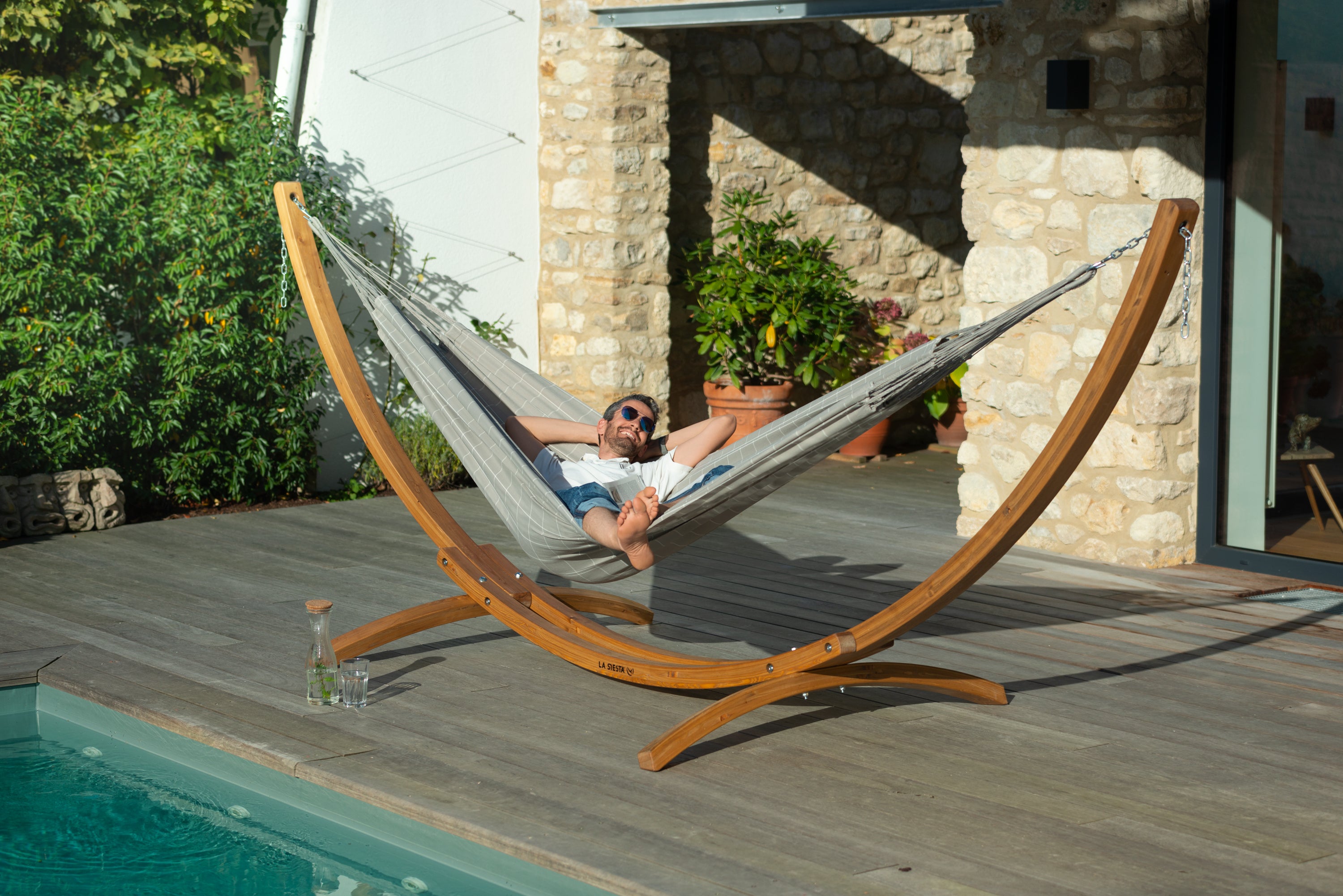 La Siesta Brisa Weather-Resistant King-Size Classic Hammock - Almond