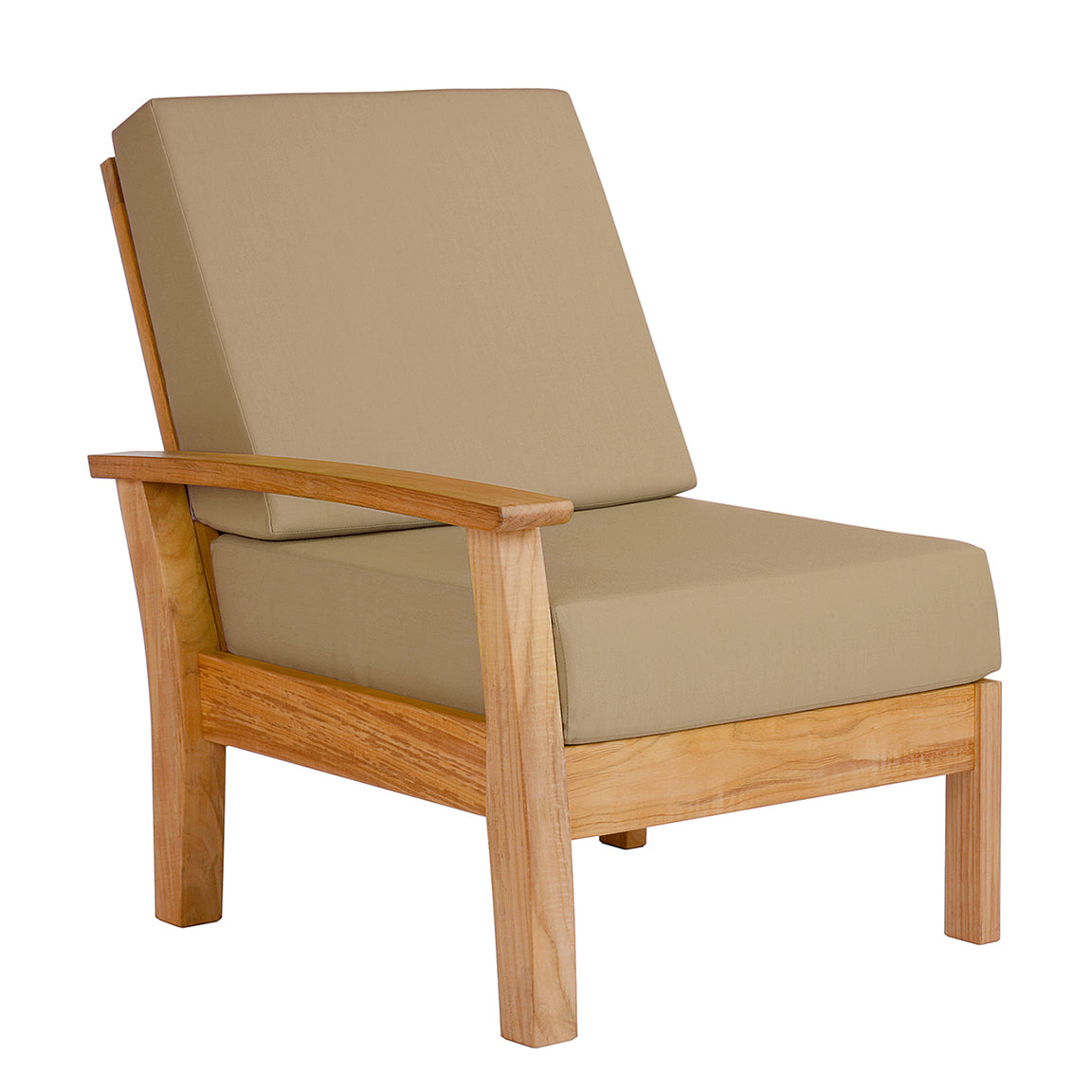 Barlow Tyrie Haven Teak Deep Seating Left Arm Facing Frame