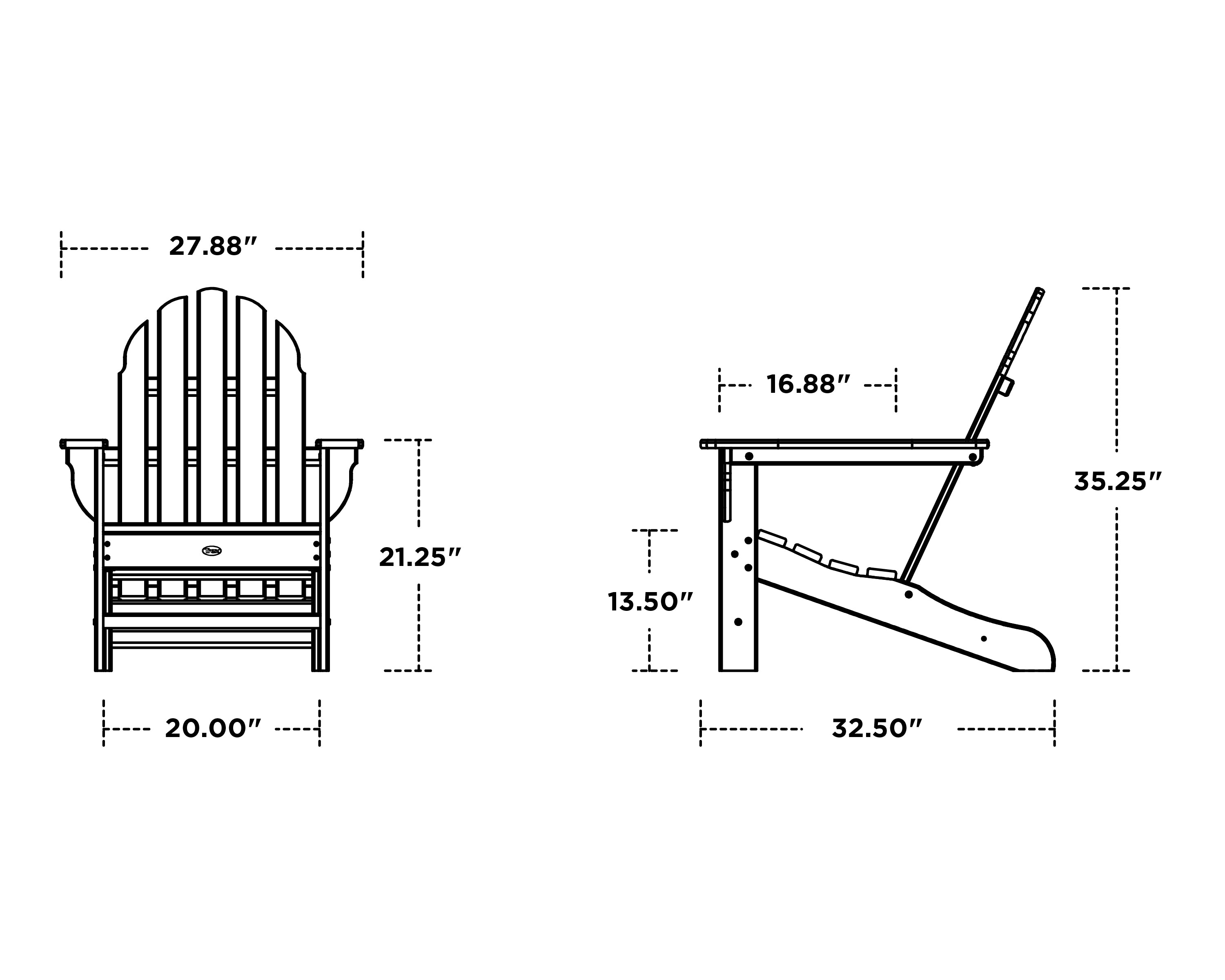 Trex® Outdoor Furniture™ Cape Cod Adirondack Chair