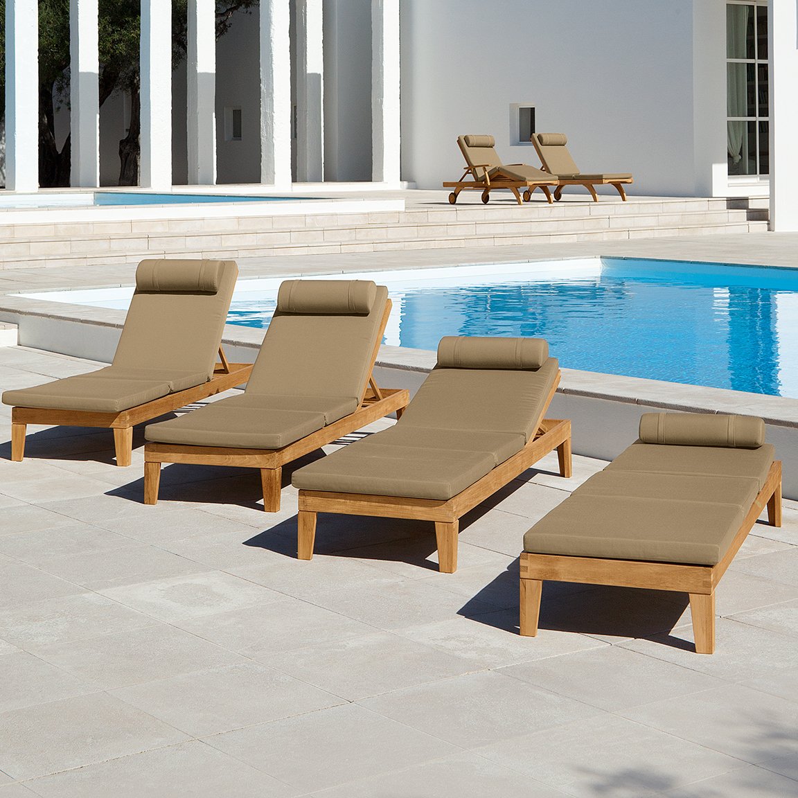 Barlow Tyrie Cushion for the Capri, Equinox, and Monaco Sun Loungers