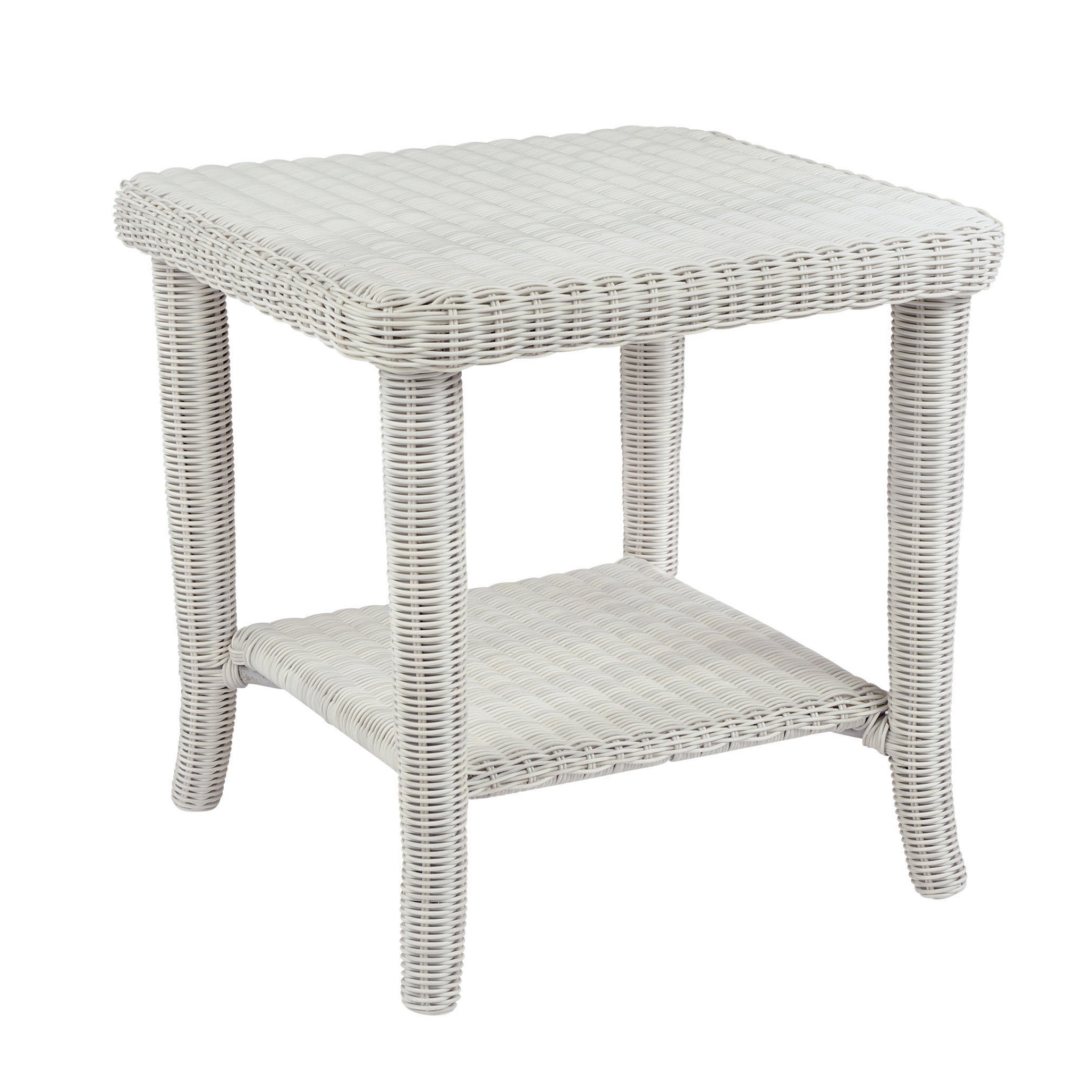 Kingsley Bate Cape Cod Wicker 23" Square Side Table