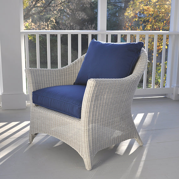 Kingsley Bate Cape Cod Wicker Deep Seating Lounge Chair