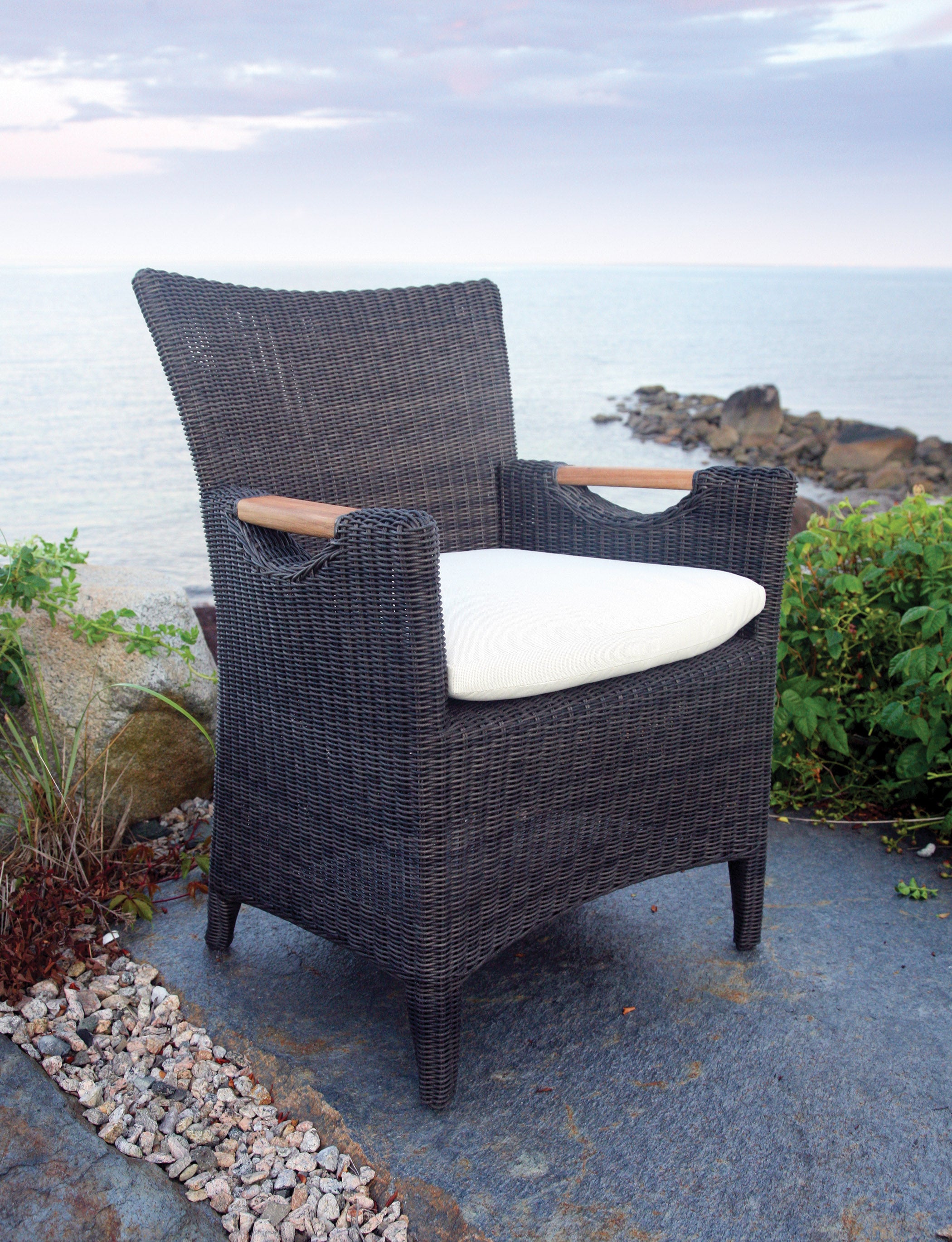 Kingsley Bate Culebra Wicker Dining Armchair