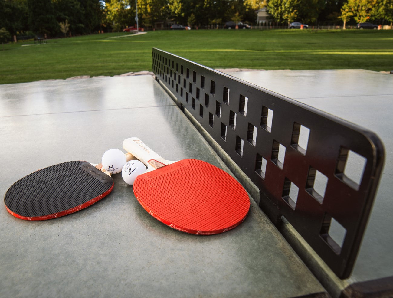 Stone Age Wicker Cantilever Table Tennis Table