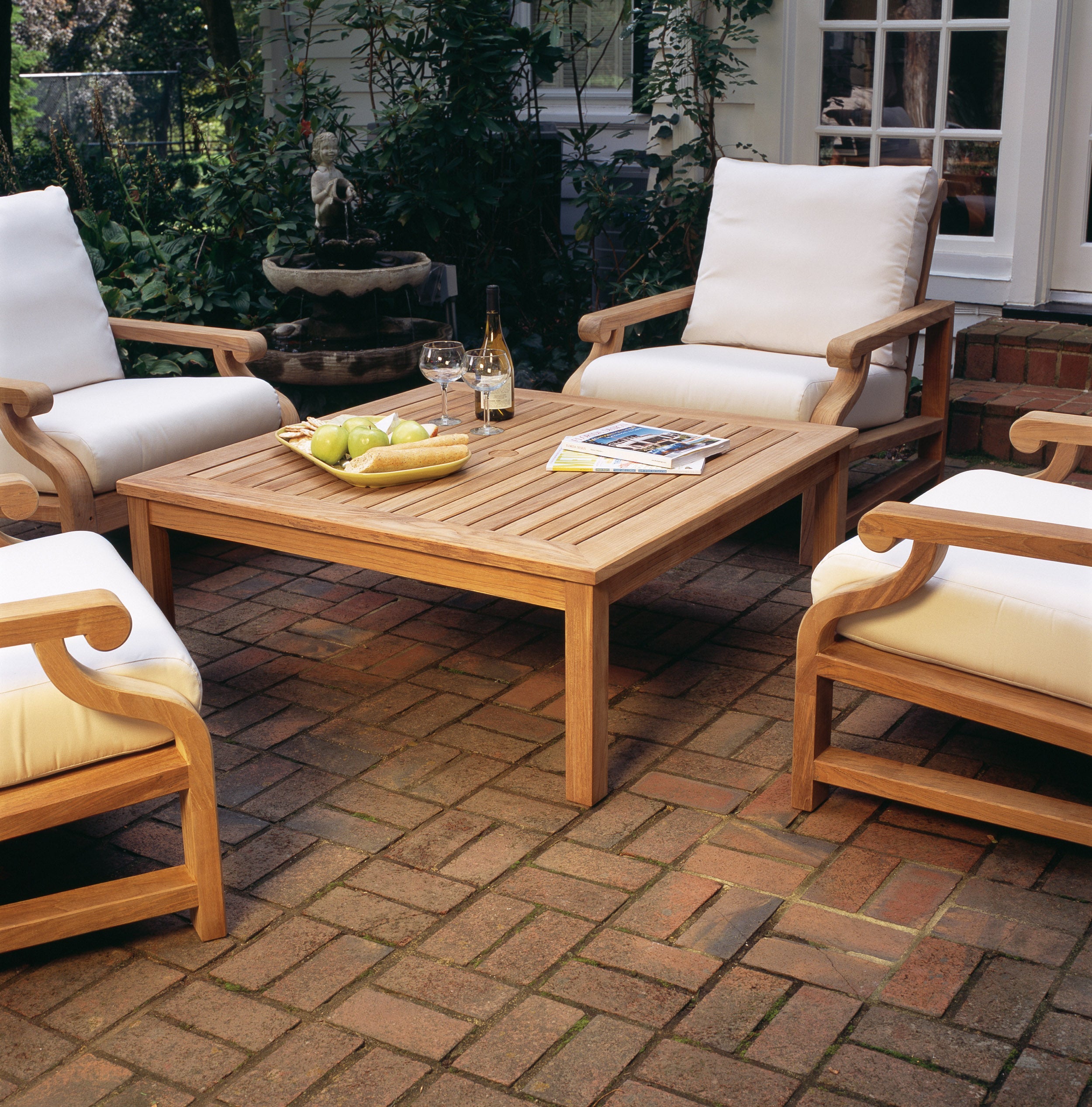 Kingsley Bate Classic Teak 43.5" Square Coffee Table