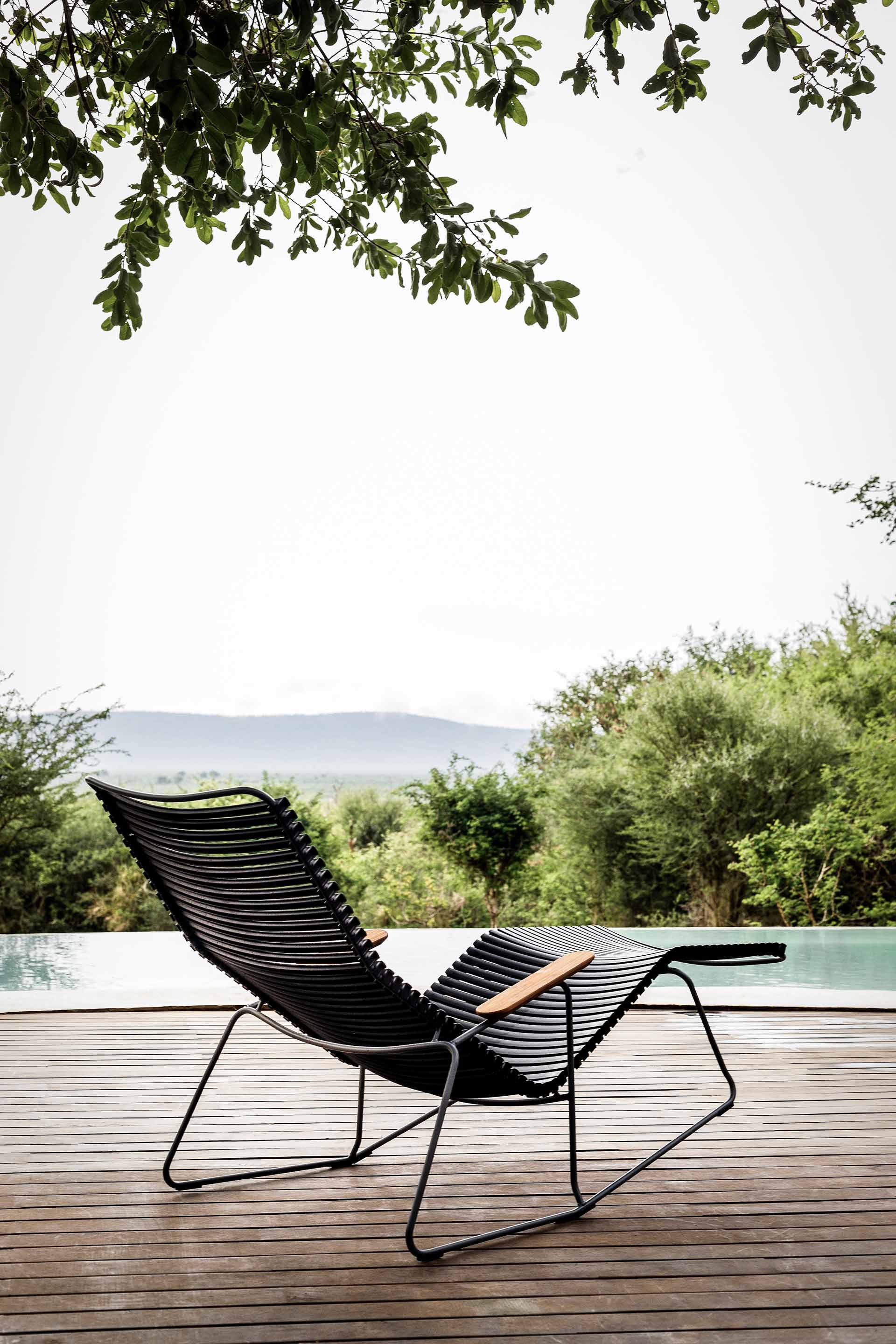 Click Sunrocker Chaise Lounge pictured in Black