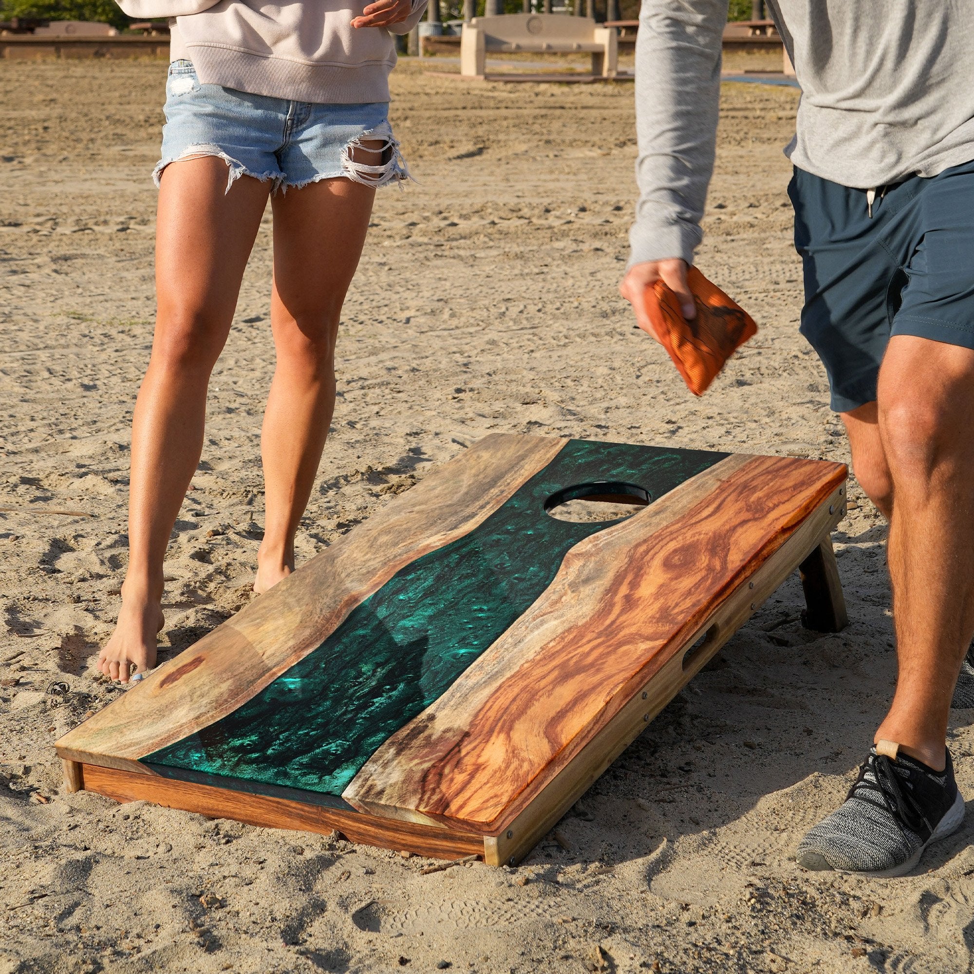 Elakai 2'x4' Pathfinder ART Cornhole Board game