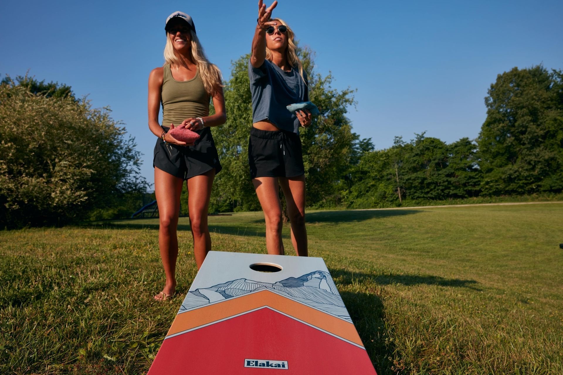 Mount Elakai 2'x4' Cornhole Boards - Set of 2 - Cornhole Bags Sold Separately