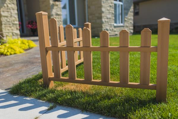 Vita Country Corner Picket Fence