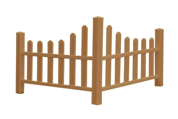 Vita Country Corner Picket Fence