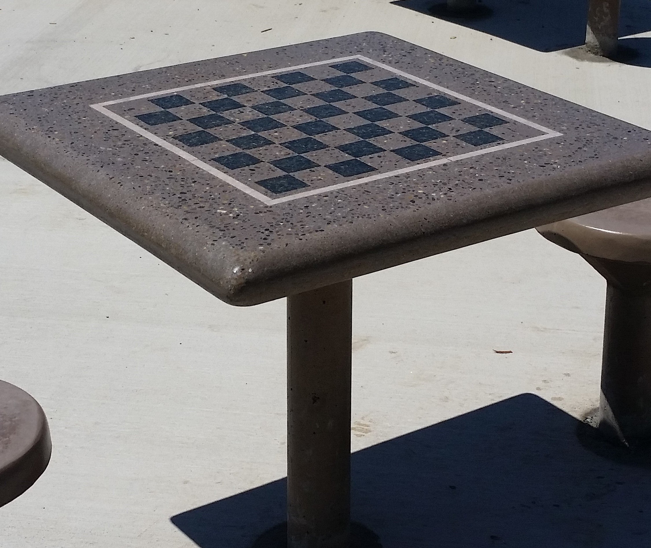 Stone Age Direct-Burial Chess Table