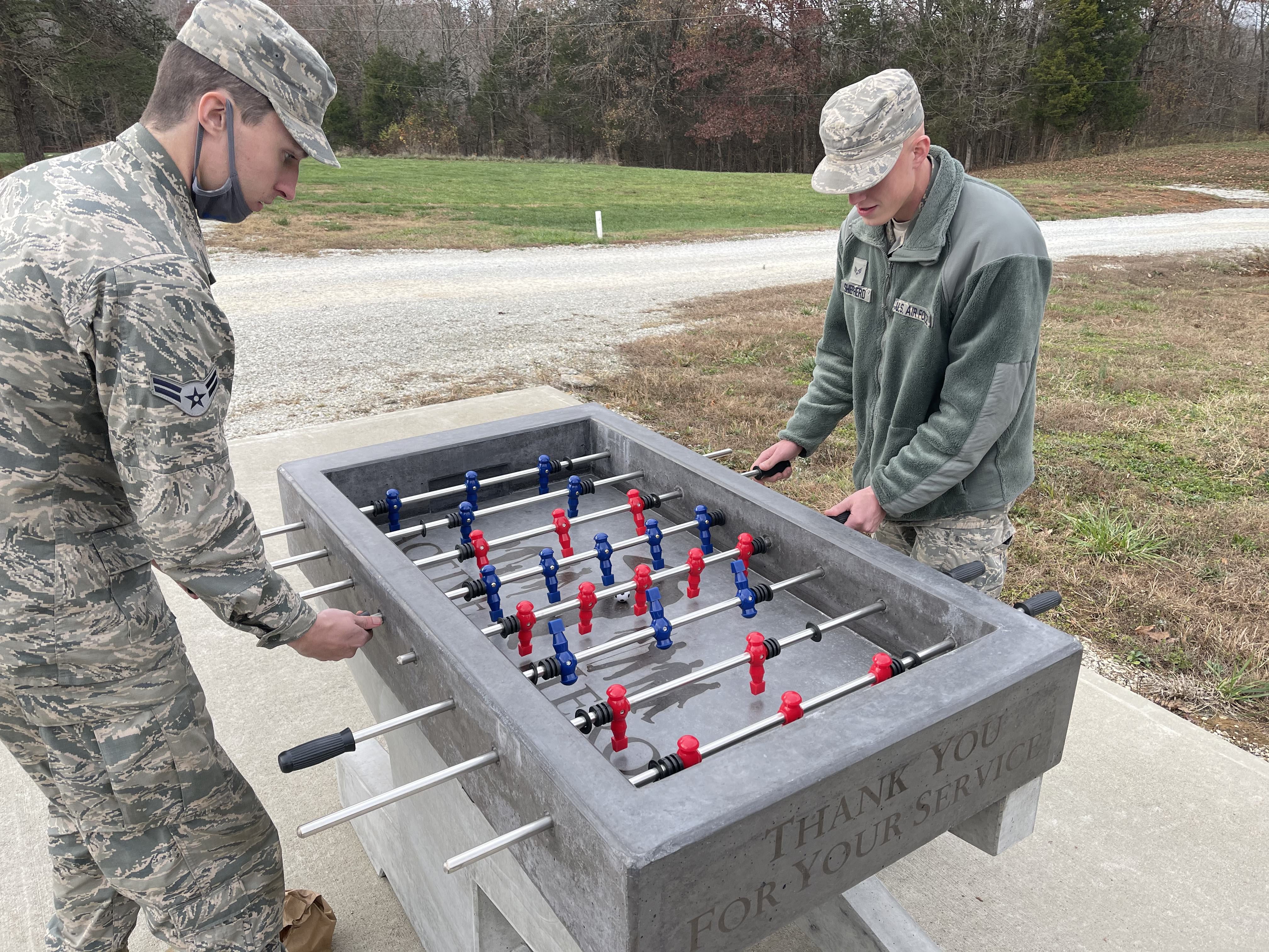 Stone Age Foosball Table