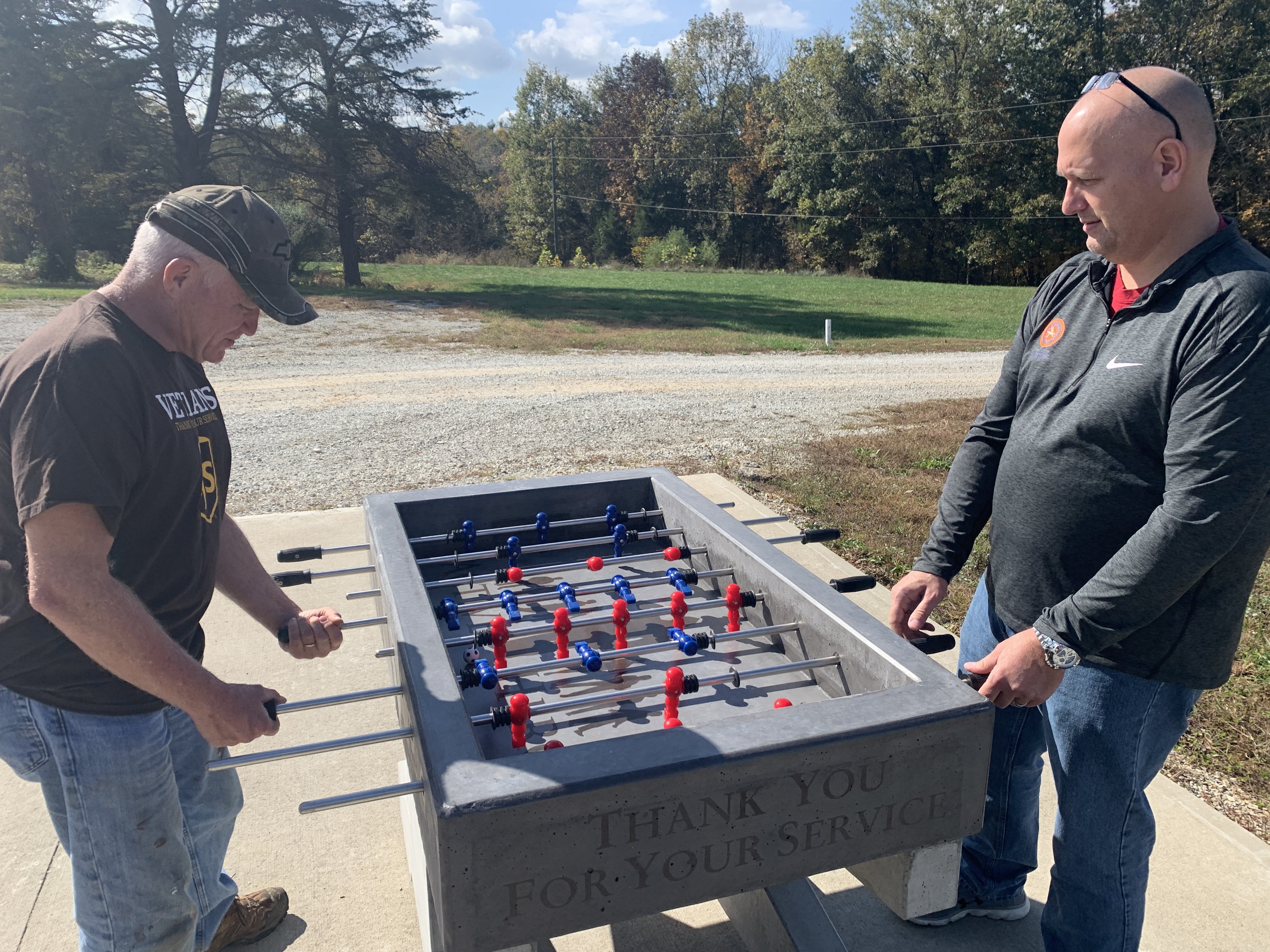 Stone Age Foosball Table