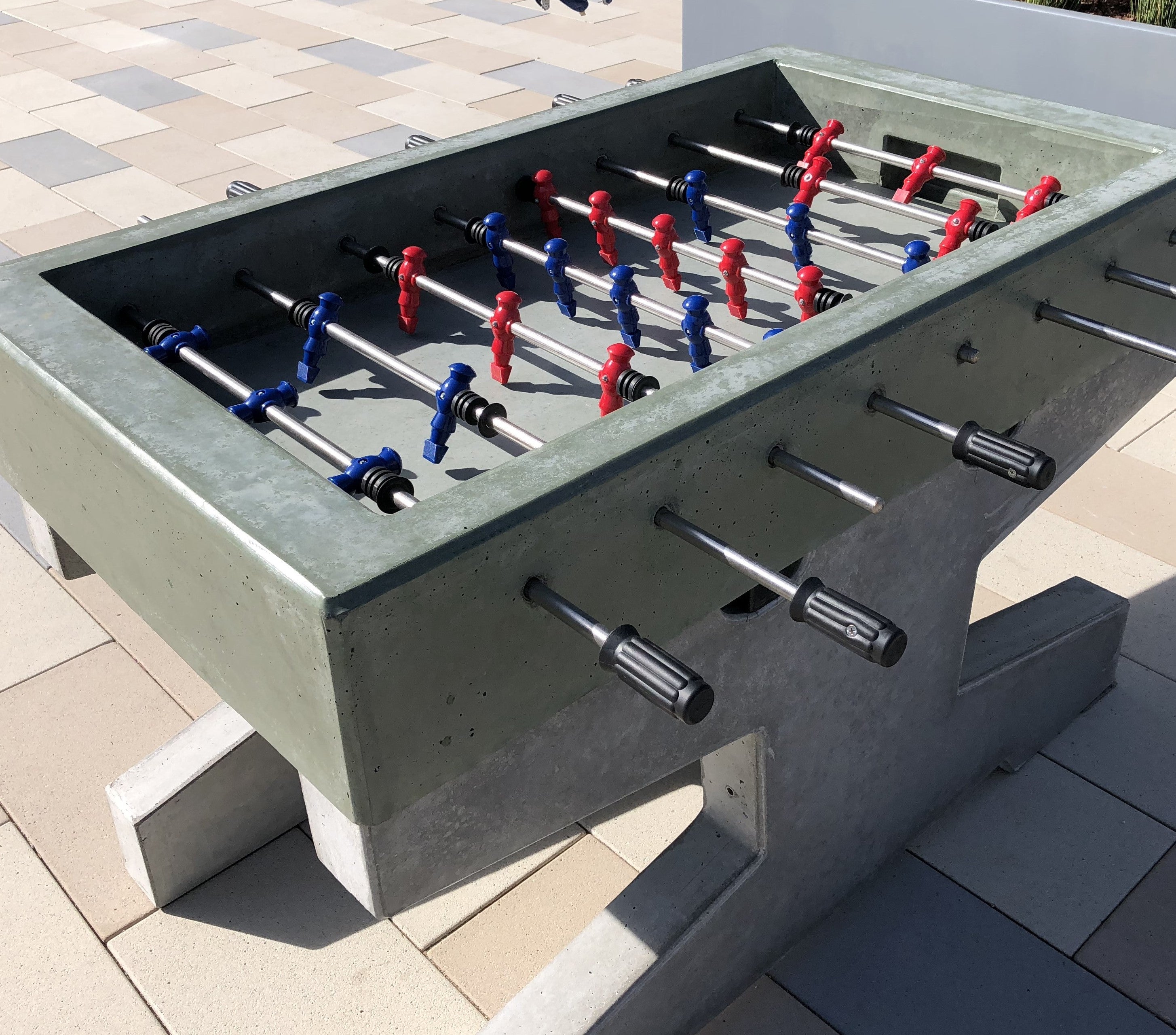 Stone Age Foosball Table in Green