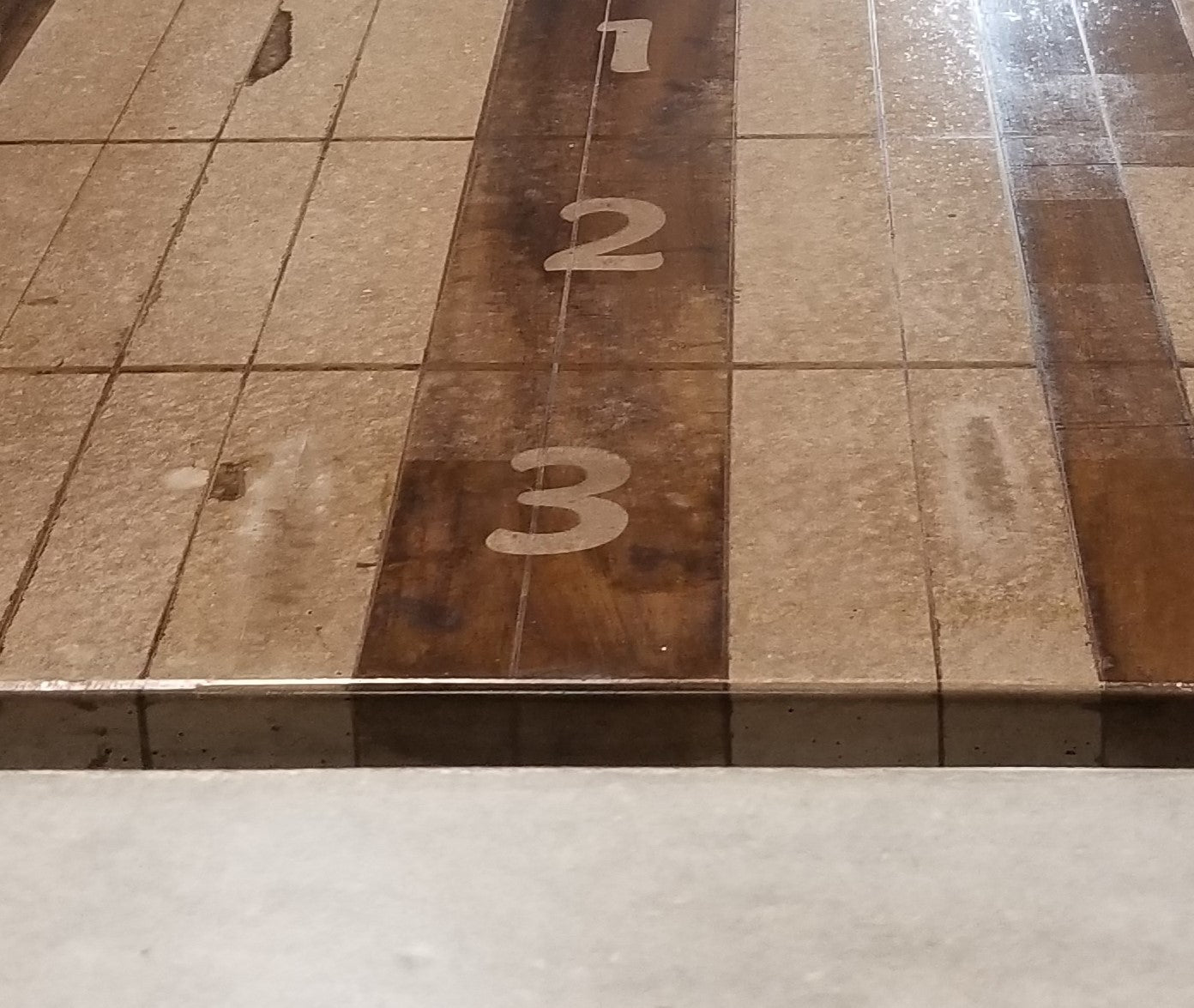 Stone Age Shuffleboard Table